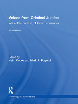 cover image of Voices from Criminal Justice